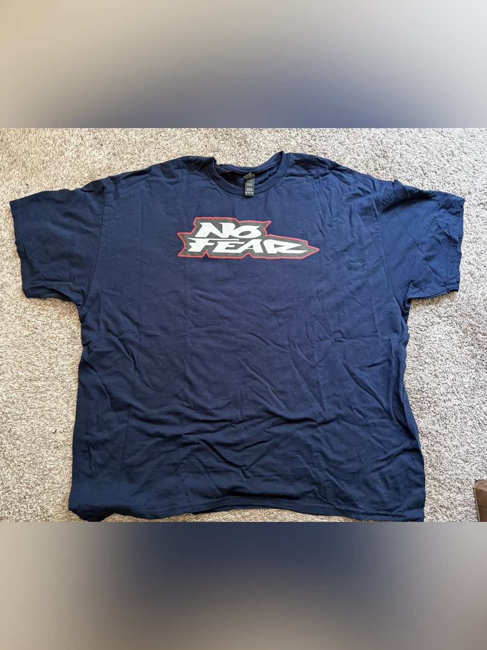 Men's 2x Navy NO FEAR T-Shirt